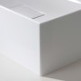 hansgrohe Xevolos E Waschtisch 120 x 48 cm mit 2 Hahnlöchern ohne Überlauf