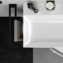 hansgrohe Xevolos E Waschtisch 120 x 48 cm mit 2 Hahnlöchern ohne Überlauf