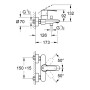 GROHE Wave Cosmopolitan Einhand-Wannenbatterie, 1/2"