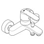 GROHE Wave Cosmopolitan Einhand-Wannenbatterie, 1/2"