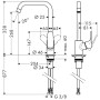 hansgrohe Focus M41 Einhebel-Küchenmischer 260, 1jet