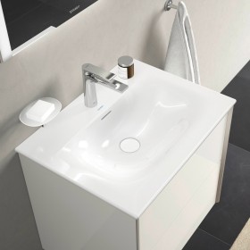 Duravit Viu Möbelwaschtisch 63 cm mit 1 Hahnloch, mit Überlauf