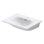 Duravit Viu Möbelwaschtisch 63 cm mit 1 Hahnloch, mit Überlauf