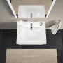 Duravit Viu Möbelwaschtisch 63 cm mit 1 Hahnloch, mit Überlauf