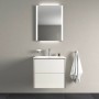 Duravit Viu Möbelwaschtisch 63 cm mit 1 Hahnloch, mit Überlauf