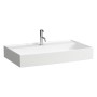 LAUFEN Kartell Waschtisch 80 x 46 cm, mit 1 Hahnloch, ohne Überlauf