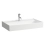 LAUFEN Kartell Waschtisch 80 x 46 cm, mit 1 Hahnloch, ohne Überlauf