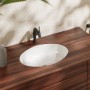 hansgrohe Xuniva D Unterbauwaschtisch oval 45 x 35 cm, mit Überlauf, mit SmartClean