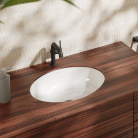 hansgrohe Xuniva D Unterbauwaschtisch oval 45 x 35 cm, mit Überlauf, mit SmartClean