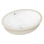 hansgrohe Xuniva D Unterbauwaschtisch oval 45 x 35 cm, mit Überlauf, mit SmartClean
