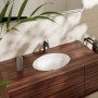 hansgrohe Xuniva D Unterbauwaschtisch oval 45 x 35 cm, mit Überlauf, mit SmartClean
