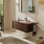 hansgrohe Xuniva D Unterbauwaschtisch oval 45 x 35 cm, mit Überlauf, mit SmartClean