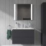 Duravit ME by Starck Möbelwaschtisch Compact mit 1 Hahnloch 83 x 40 cm