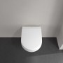 Villeroy & Boch Architectura Tiefspül-WC Compact spülrandlos, wandhängend, AntiBac und CeramicPlus