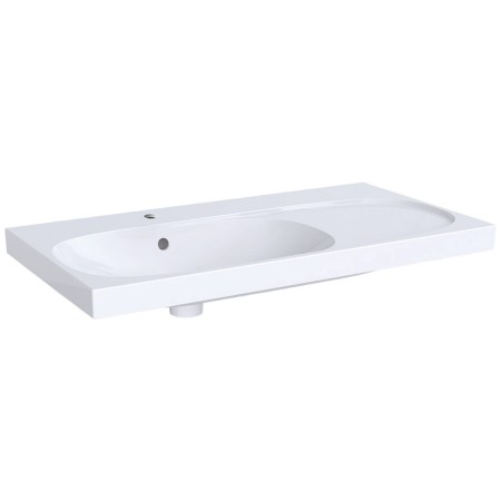 Geberit Acanto Waschtisch mit Ablagefläche rechts 90 x 48,2 cm