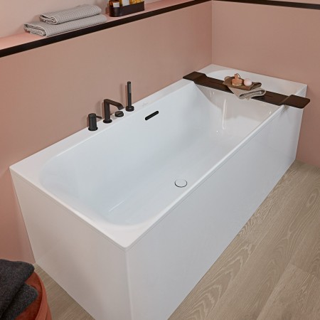 Villeroy & Boch Loop & Friends Square Duo Rechteckwanne 180 x 80 cm mit Profibox 2.0 Eck