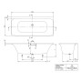 Villeroy & Boch Loop & Friends Square Duo Rechteckwanne 180 x 80 cm mit Profibox 2.0 Eck