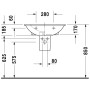 Duravit Darling New Waschtisch 65 cm