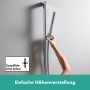 hansgrohe Pulsify S Duschset 100 1 Strahlart mit Duschstange 65 cm, EcoSmart+
