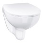GROHE Bau Keramik Wand-Tiefspül-WC Slim Set spülrandlos