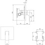 Villeroy & Boch Architectura Square Unterputz-Einhebel-Armatur