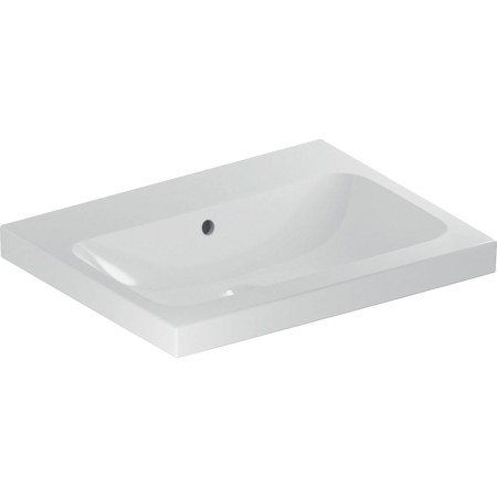 Geberit iCon Light Waschtisch 60 cm ohne Hahnloch, mit Überlauf