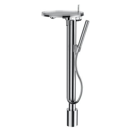 LAUFEN Kartell Standsäulen-Bademischer mit Deko-Disc