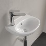 Villeroy & Boch O.novo Handwaschbecken 36 x 27,5 cm, mit Überlauf und Hahnloch links