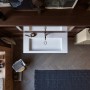 Duravit White Tulip Möbel-/Waschtisch 105,5 cm, mit Überlauf und Hahnloch