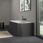 Duravit Happy D.2 Plus Badewanne 180 x 80 cm, mit 2 Rückenschrägen, Vorwandversion