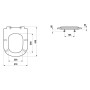 LAUFEN LUA Slim WC-Sitzring ohne Absenkautomatik