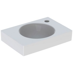 Geberit Preciosa II Handwaschbecken 40 x 28 cm mit Hahnloch