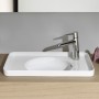 LAUFEN Val Einbauwaschtisch 55 x 36 cm mit Hahnloch links, mit Überlauf