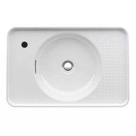 Lavabo incasso LAUFEN Val 55 x 36 cm con foro rubinetto a sinistra, con troppopieno