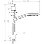 hansgrohe Raindance Select 150 / Unica'S Puro Set 65 cm