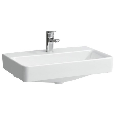 LAUFEN PRO S Waschtisch-Schale 60 cm mit 1 Hahnloch, ohne Überlaufloch