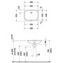 Duravit D-Code Einbauwaschtisch 56 cm