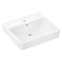 hansgrohe Xanuia Q Waschtisch 550/480 mit Hahnloch und Überlauf, SmartClean