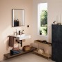 hansgrohe Xanuia Q Waschtisch 550/480 mit Hahnloch und Überlauf, SmartClean