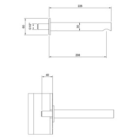 Villeroy & Boch Loop & Friends Badewannenauslauf