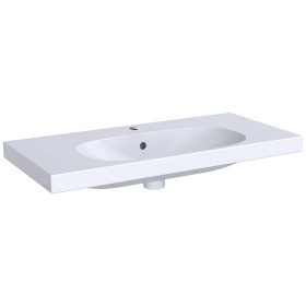 Geberit Acanto Waschtisch mit verkürzter Ausladung und Ablagefläche 90 x 42,2 cm