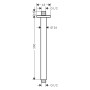 hansgrohe Vernis Shape Deckenanschluß 30 cm