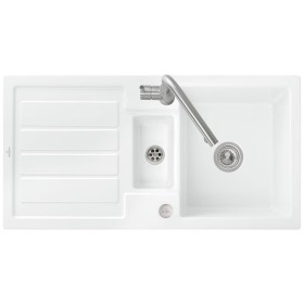 Évier encastrable Villeroy & Boch Flavia 60, bonde à commande excentrée, réversible