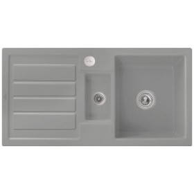 Évier encastrable Villeroy & Boch Flavia 60, bonde à commande excentrée, réversible