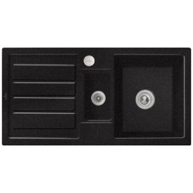 Évier encastrable Villeroy & Boch Flavia 60, bonde avec commande excentrée, réversible