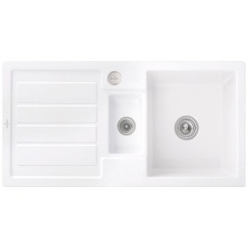 Évier encastrable Villeroy & Boch Flavia 60, bonde avec commande excentrée, réversible