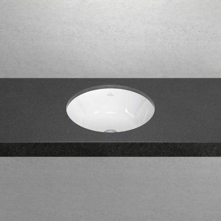 Villeroy & Boch Architectura Unterbauwaschbecken 45 x 45 cm rund, mit Überlauf, ungeschliffen