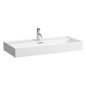 LAUFEN Kartell Aufsatzwaschtisch 100 x 46 cm, mit 1 Hahnloch, mit Überlauf