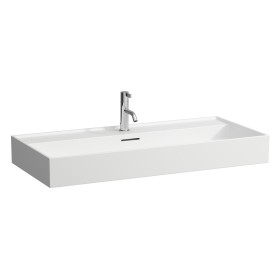 LAUFEN Kartell Aufsatzwaschtisch 100 x 46 cm, mit 1 Hahnloch, mit Überlauf