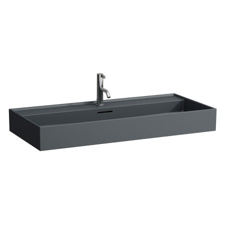 LAUFEN Kartell Aufsatzwaschtisch 100 x 46 cm, mit 1 Hahnloch, mit Überlauf